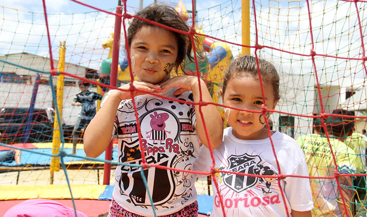 No Estádio Vovozão, Dia das Crianças Alvinegro foi um sucesso