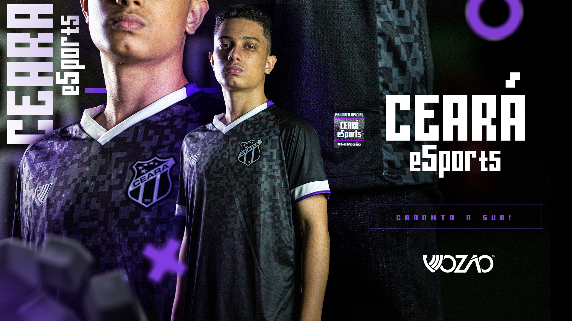 Vozão lança coleção exclusiva para categoria e-Sport do Ceará