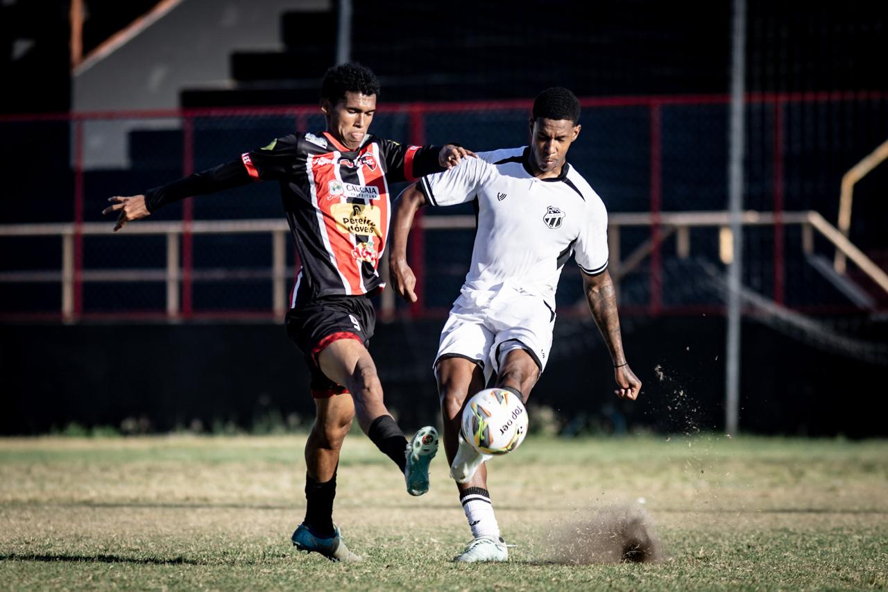 Sub-20: No confronto de ida das quartas do Estadual, Ceará é superado pelo Caucaia por 2 a 1 fora de casa