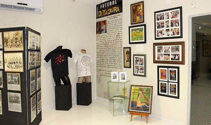 Com a presença de Nando, Memorial inaugurou o espaço "Futebol e Ditadura"