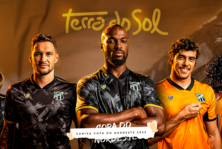 Em mais uma ação com a assinatura da Vozão, Ceará lança uniforme da Copa do Nordeste 2023
