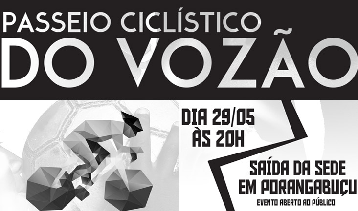 Na abertura da programação do Centenário, Vozão fará Passeio Ciclístico