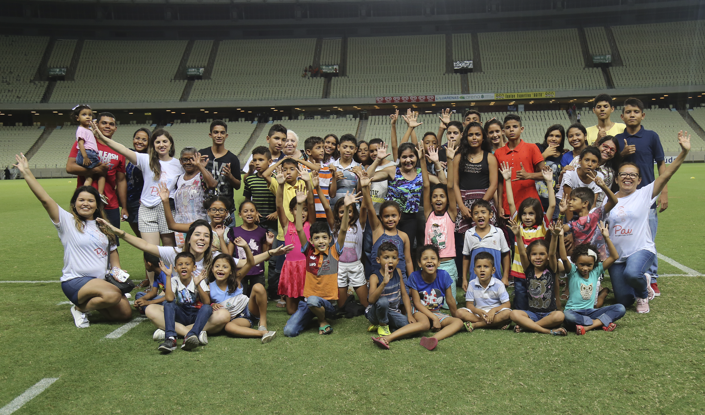 Ceará realiza ação com crianças e adolescentes do Abrigo Cristo Rei