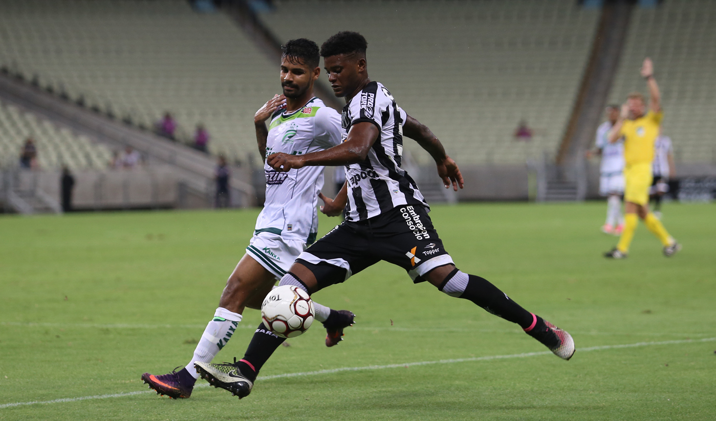 Ceará abre o placar com Rafael Carioca, mas leva empate no 2º tempo