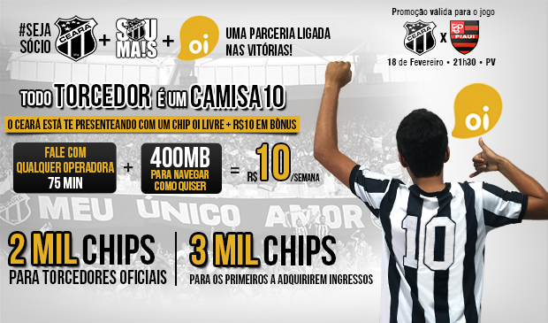 Promoção “Todo Torcedor é um Camisa 10”