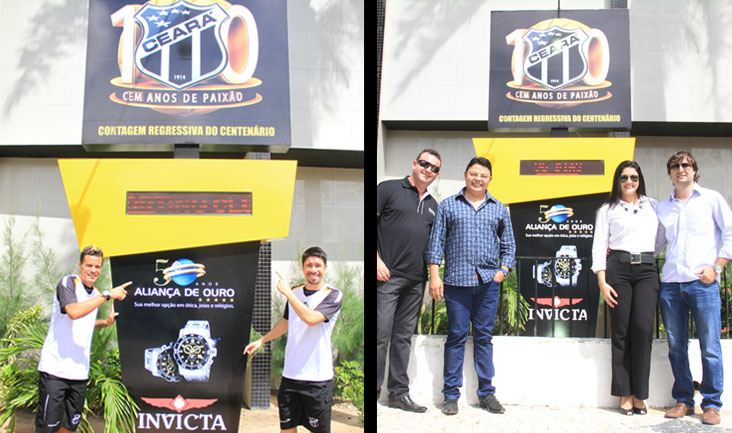 Relógio digital é inaugurado e contagem regressiva para o Centenário começa