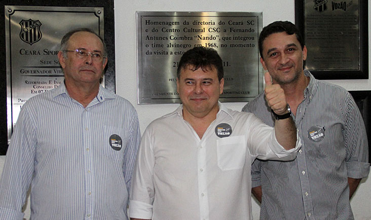 Chapa “Fechado Com Vozão” vence com 82,9% dos votos e Robinson de Castro é o novo Presidente do Ceará