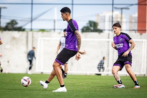 Na penúltima atividade antes do Clássico-Rei, elenco alvinegro realiza treinamento coletivo