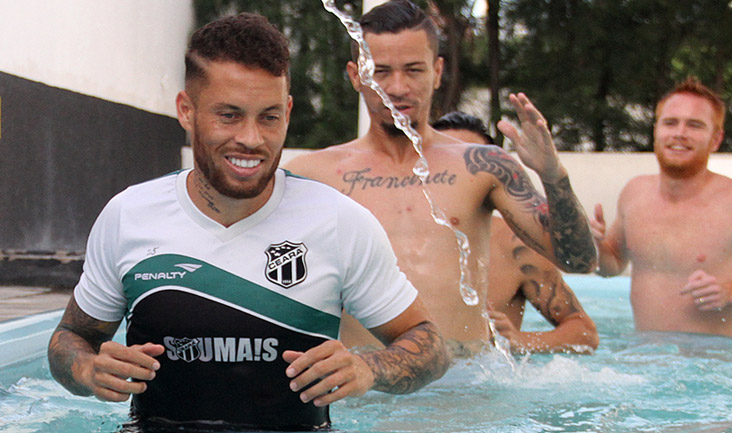Elenco do Ceará se reapresentou nesta tarde